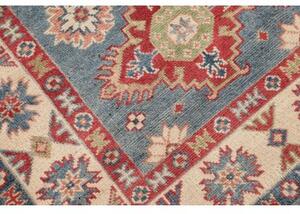 Tappeto Kazak Washed Stilizzato Azzurro Avorio Corsia 89x393 Cm