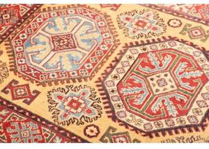 Tappeto Kazak Washed Stilizzato Becco Di Corda Rosso Mattone 100x153 Cm