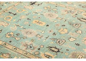 Tappeto Zigler Stilizzato Verde Acqua Crema 167x239 Cm