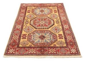 Tappeto Kazak Washed Stilizzato Becco Di Corda Rosso Mattone 100x153 Cm