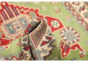 Tappeto Kazak Washed Stilizzato Verde Rosso 97x152 Cm