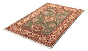 Tappeto Kazak Stilizzato Verde Salvia Rosso 105x150 Cm