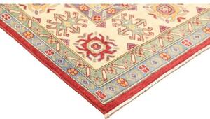 Tappeto Kazak Stilizzato Rosso Avorio 204x297 Cm