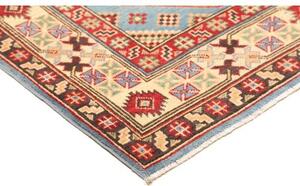 Tappeto Kazak Geometrico Azzurro Rosso 150x212 Cm