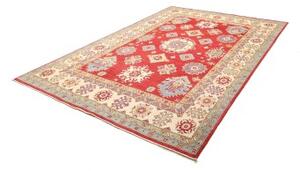 Tappeto Kazak Stilizzato Rosso Avorio 204x297 Cm