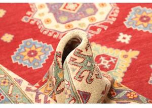 Tappeto Kazak Stilizzato Rosso Avorio 204x297 Cm