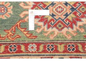 Tappeto Kazak Stilizzato Verde Salvia Rosso 105x150 Cm