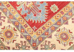 Tappeto Kazak Stilizzato Rosso Avorio 204x297 Cm