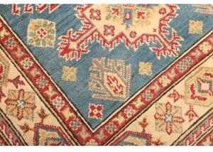 Tappeto Kazak Stilizzato Azzurro Rosso 98x150 Cm