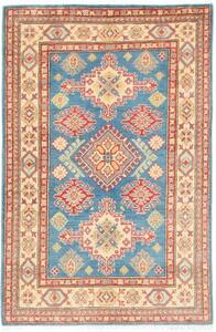 Tappeto Kazak Stilizzato Azzurro Rosso 98x150 Cm
