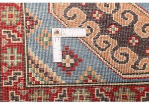 Tappeto Kazak Geometrico Azzurro Rosso 150x212 Cm