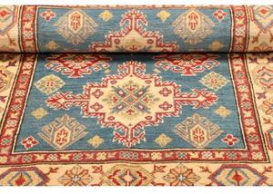Tappeto Kazak Stilizzato Azzurro Rosso 98x150 Cm