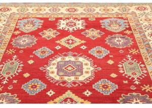 Tappeto Kazak Stilizzato Rosso Avorio 204x297 Cm