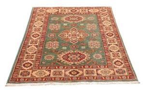 Tappeto Kazak Stilizzato Verde Salvia Rosso 105x150 Cm