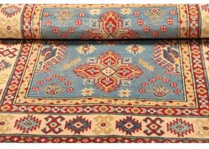 Tappeto Kazak Stilizzato Azzurro Beige 99x148 Cm