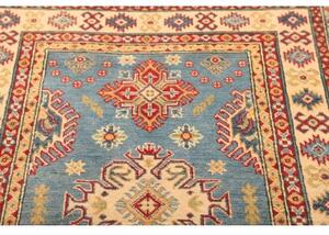 Tappeto Kazak Stilizzato Azzurro Beige 99x148 Cm