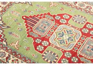 Tappeto Kazak Washed Stilizzato Verde Rosso 97x152 Cm