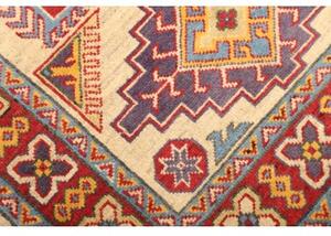 Tappeto Kazak Geometrico Avorio Rosso 84x120 Cm