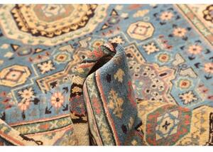 Tappeto Kazak Washed Stilizzato Blu Cielo Beige 123x173 Cm