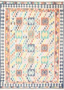 Tappeto Kilim Geometrico Multicolore 209x283 Cm