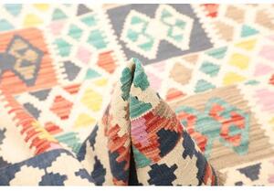Tappeto Kilim Geometrico Multicolore 209x283 Cm