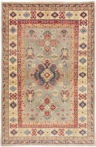 Tappeto Kazak Stilizzato Grigio Beige 96x147 Cm