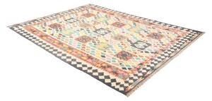 Tappeto Kilim Geometrico Multicolore 209x283 Cm