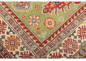 Tappeto Kazak Stilizzato Verde Rosso 148x205 Cm