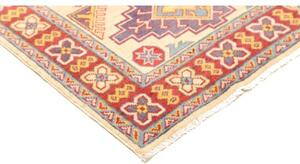 Tappeto Kazak Geometrico Avorio Rosso 84x120 Cm