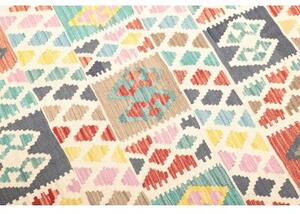 Tappeto Kilim Geometrico Multicolore 209x283 Cm