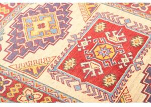 Tappeto Kazak Geometrico Avorio Rosso 84x120 Cm
