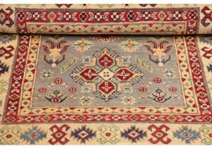 Tappeto Kazak Stilizzato Grigio Beige 96x147 Cm