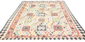 Tappeto Kilim Geometrico Multicolore 209x283 Cm