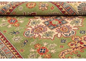 Tappeto Kazak Stilizzato Verde Rosso 148x205 Cm
