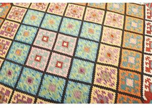 Tappeto Kilim Geometrico Multicolore 208x293 Cm