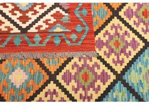 Tappeto Kilim Geometrico Multicolore 208x293 Cm