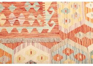 Tappeto Kilim Geometrico Mattone Beige 201x293 Cm