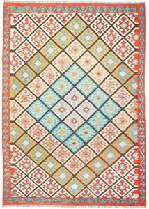 Tappeto Kilim Geometrico Multicolore 208x293 Cm
