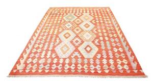 Tappeto Kilim Geometrico Arancione Multicolore 176x240 Cm