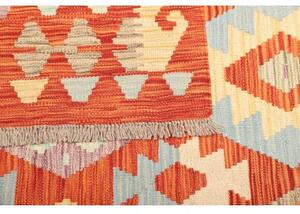 Tappeto Kilim Geometrico Arancione Multicolore 176x240 Cm