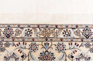 Tappeto Nain 6la Floreale Avorio Blu 255x307 Cm