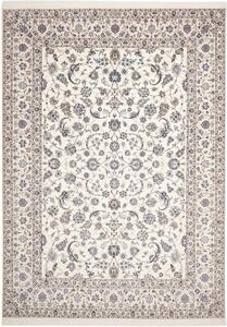 Tappeto Nain 6la Floreale Avorio Blu 258x356 Cm
