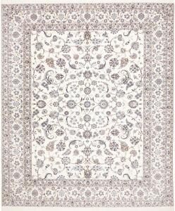 Tappeto Nain 6la Floreale Avorio Blu 255x307 Cm