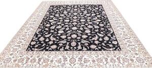 Tappeto Nain 6la Floreale Blu Scuro Avorio 260x310 Cm