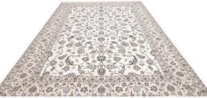 Tappeto Nain 6la Floreale Avorio Blu 251x356 Cm