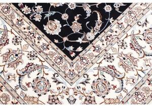 Tappeto Nain 6la Floreale Blu Scuro Avorio 260x310 Cm
