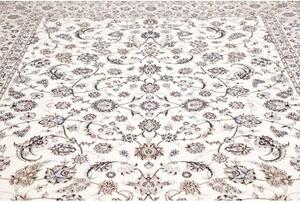 Tappeto Nain 6la Floreale Avorio Blu 251x356 Cm