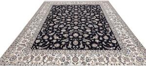 Tappeto Nain 6la Floreale Blu Scuro Avorio 255x323 Cm