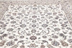 Tappeto Nain 6la Floreale Avorio Blu 258x356 Cm