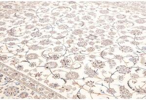 Tappeto Nain 6la Floreale Avorio Blu 255x316 Cm